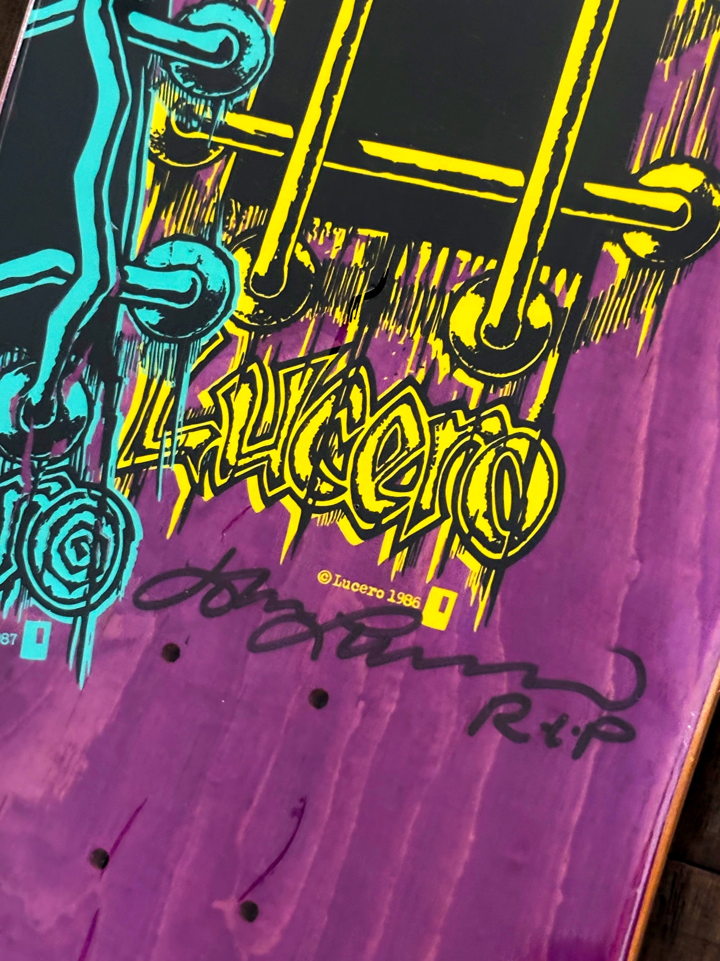 Closer x Black Label 1 of 1 Skateboard Deck #2