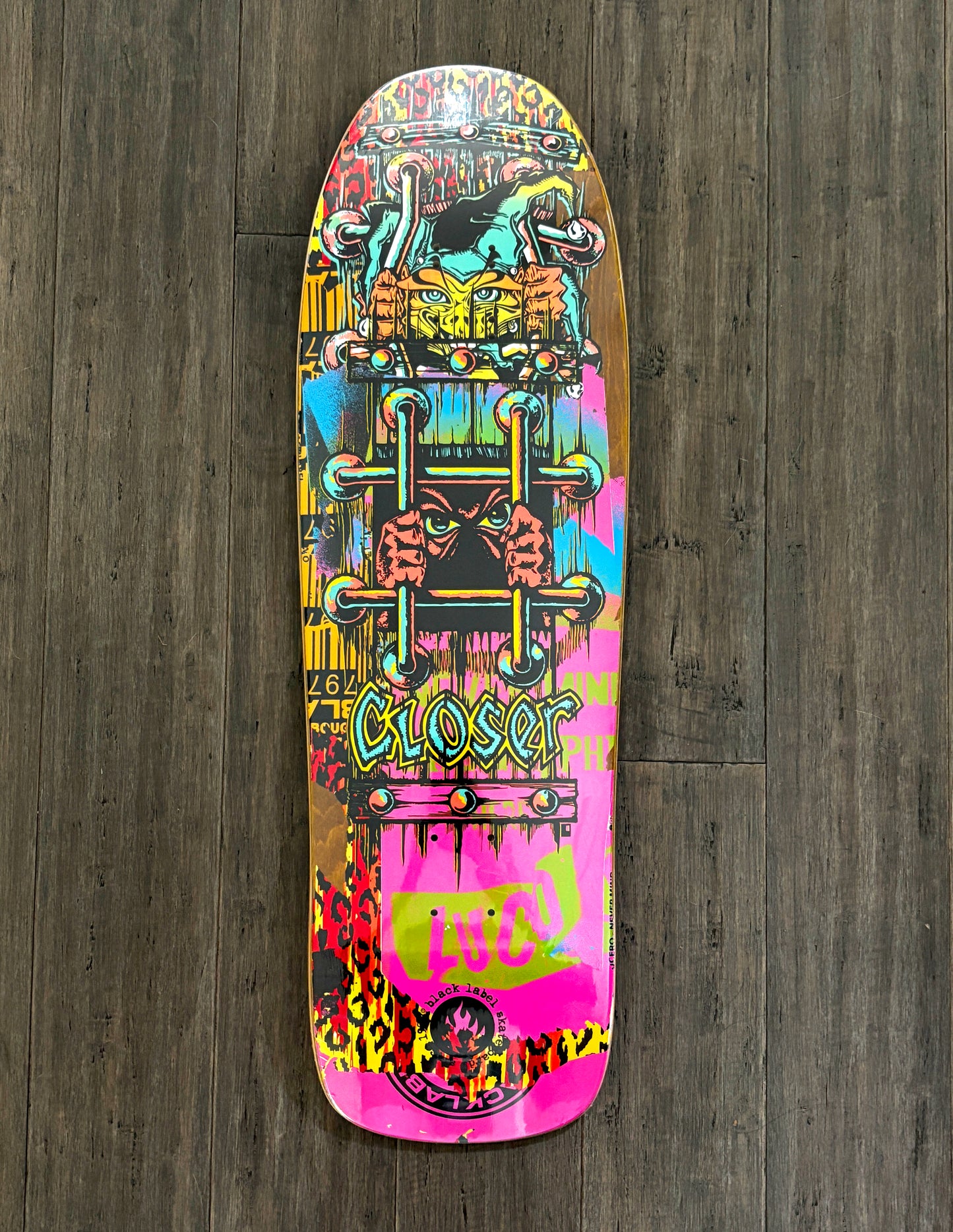 Closer x Black Label 1 of 1 Skateboard Deck #3