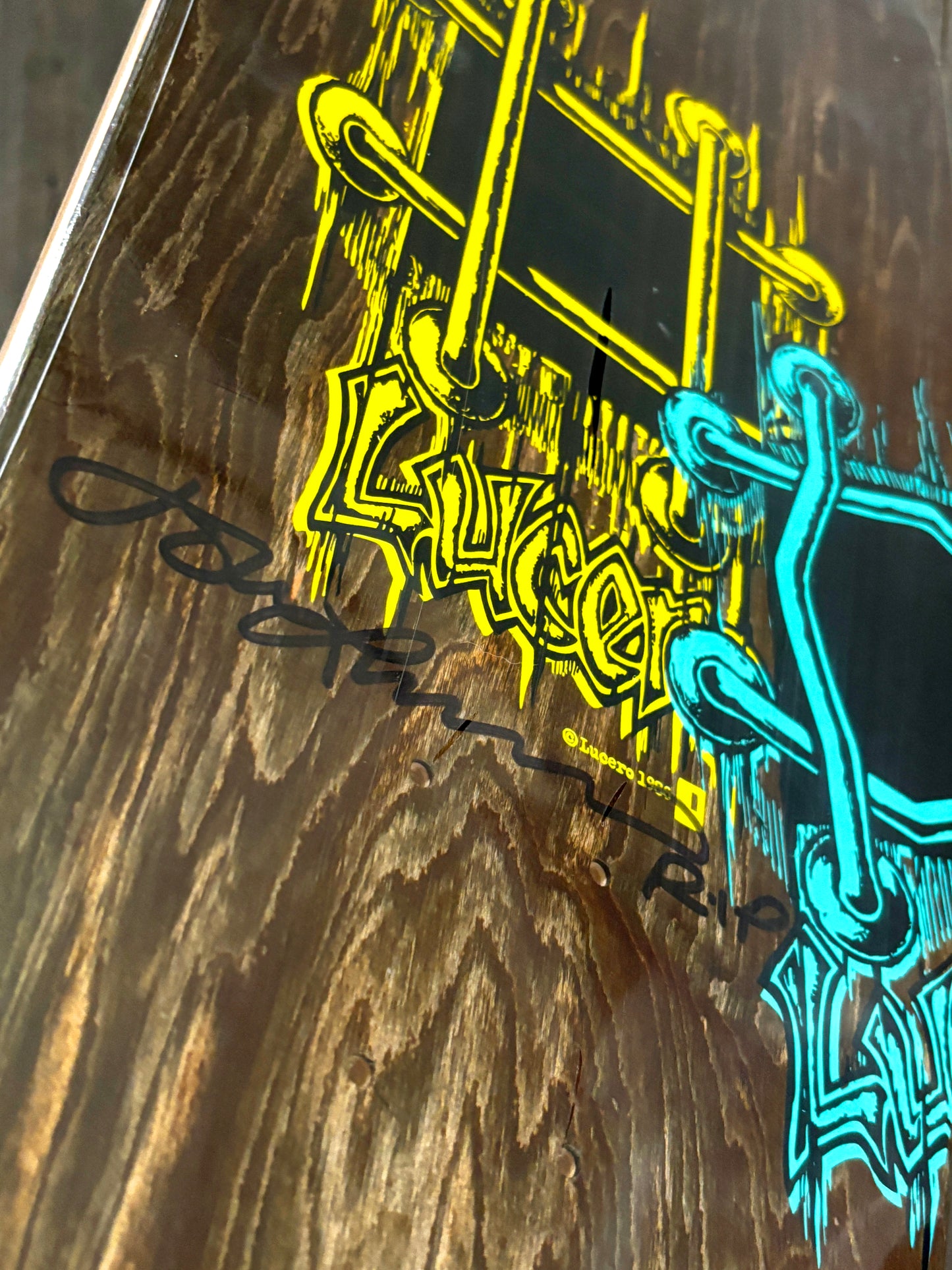 Closer x Black Label 1 of 1 Skateboard Deck #3