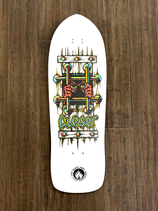 Closer x Black Label Skateboard Deck / White Point 1 of 1