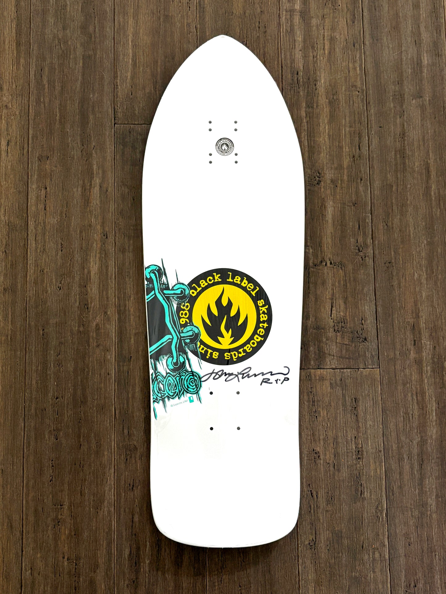 Closer x Black Label Skateboard Deck / White Point 1 of 1