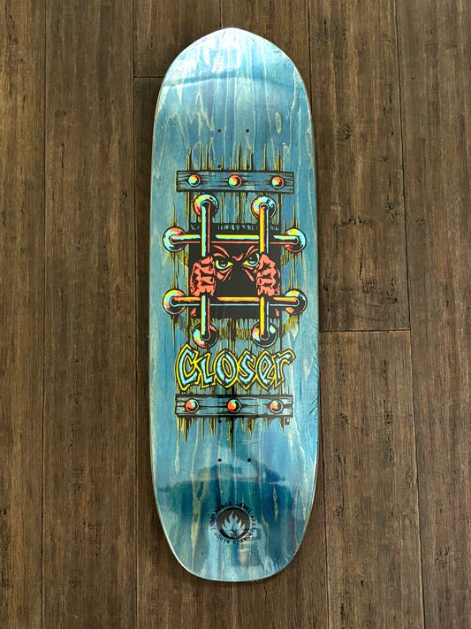 Closer x Black Label Skateboard Deck Blue Point 1 of 1